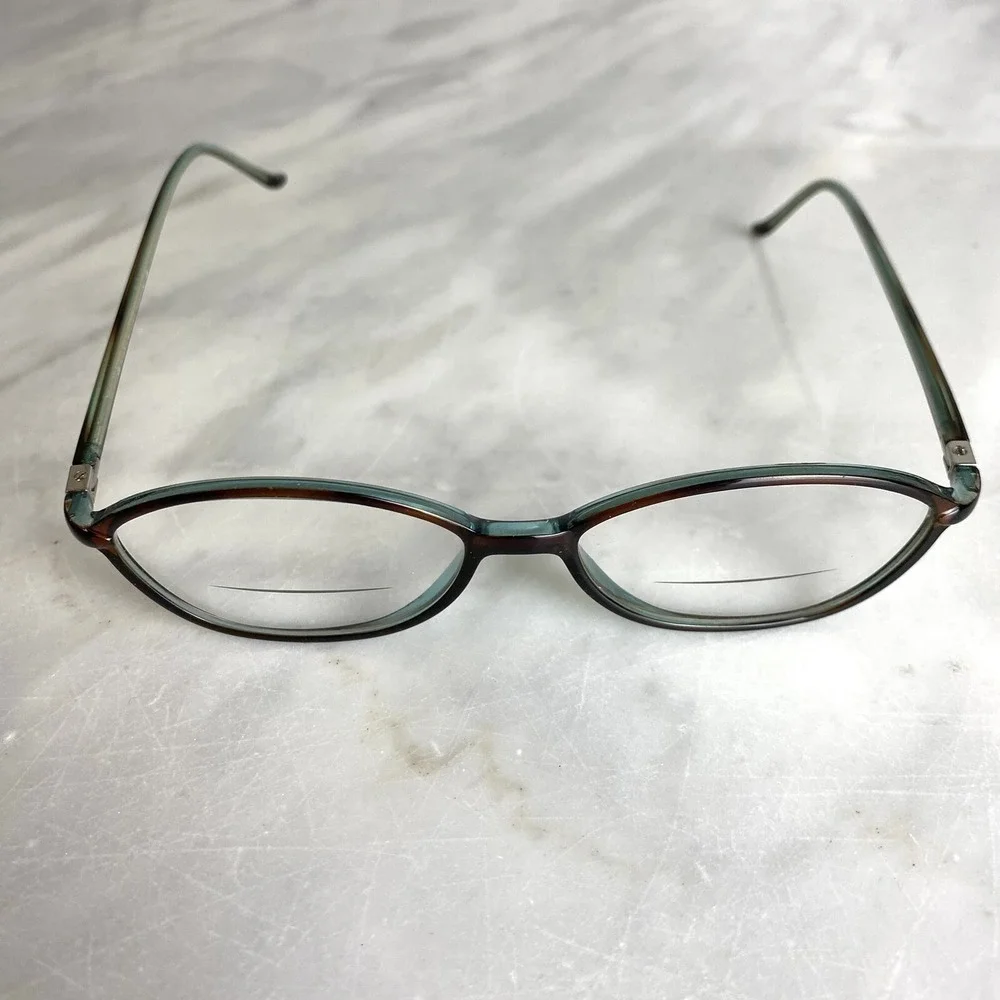 Chaps Ralph Lauren Eyeglasses Frames Women's 130 RL1353 Brown Teal‎ with Case